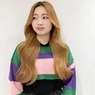 ロング ✨秋色カラー✨ 🌸haruka🌸のヘアスタイル
