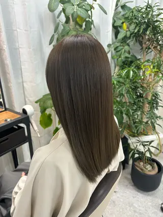 セミロング 稲川 弥生のヘアスタイル