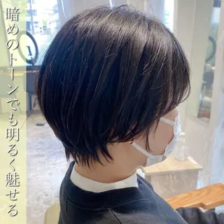 ショート ✨圧倒的満足度◎ 小顔美人ショート✨佃のヘアスタイル