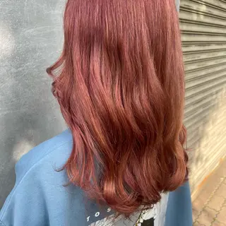 セミロング カラー 青田 明日海のヘアスタイル