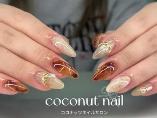ネイル 神田 ココナッツのネイルデザイン