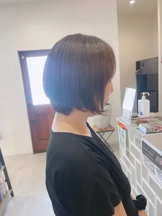 ショート カラー no4ナチュラル戸祭所属・山越 美裕樹のヘアスタイル