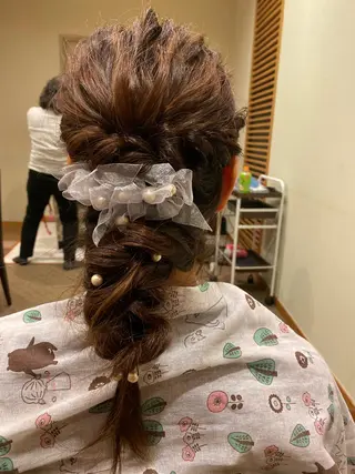 セミロング The Best Beauty受付担当のヘアスタイル