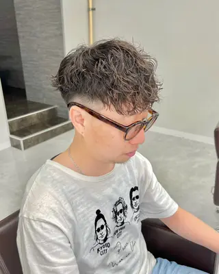 パーマ メンズ シャドウパーマ/ メンズ/KENTAのヘアスタイル