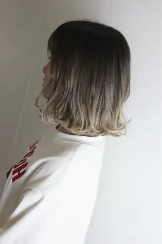 ミディアム カラー 土居 正季のヘアスタイル