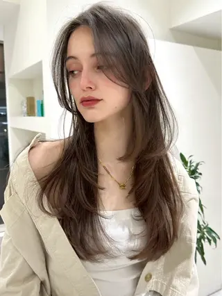 ロング カラー 奈良 萌花のヘアスタイル