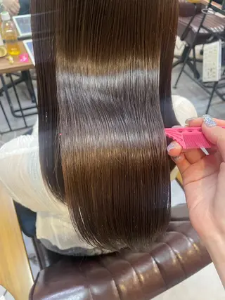 ロング 原 麻耶のヘアスタイル