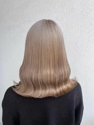 ロング I S所属・🌿透明感カラー 縮毛矯正✨かずきのヘアスタイル