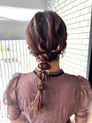 ヘアアレンジ 大人可愛いヘアメイク 💋🧚‍♀️しずかのヘアスタイル