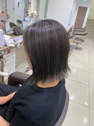 ミディアム 永田 晃大のヘアスタイル