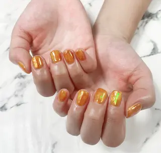 ロング カラー ネイル Q Free nailsのネイルデザイン