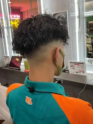 メンズ Le'a所属・渋谷/フェード/ 國分 翔のヘアスタイル