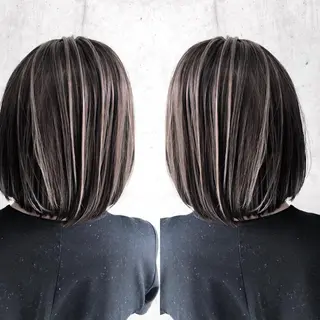 ミディアム カラー ハイライト/髪質改善 ans/黒木 和大のヘアスタイル