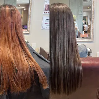 ロング カラー フルールドソレイユ所属・♡ナナコ♡ レイヤー/艶髪のヘアスタイル