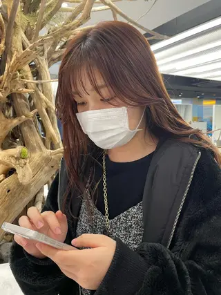 ロング カラー モモ 🍑のマツエク・マツパデザイン