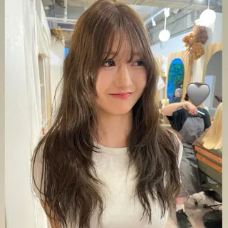 ロング カラー riTo Harunaのヘアスタイル