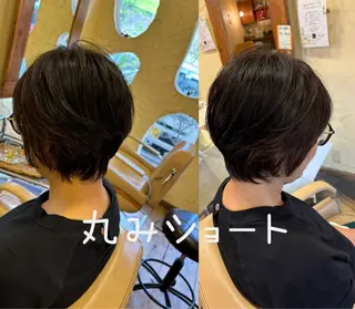 ショート 大鹿 数馬のヘアスタイル