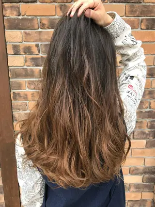 ロング カラー ケンジアネッタ Men'sのヘアスタイル