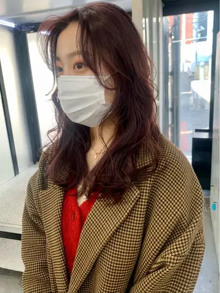 ロング カラー ヘアアレンジ ハイトーン/美髪矯正 🍃大江拓実のヘアスタイル