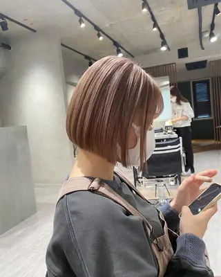 ショート カラー ダブルカラー ブリーチ/kaitoのヘアスタイル