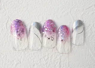 ネイル トップネイリスト Ribbon立川店のネイルデザイン