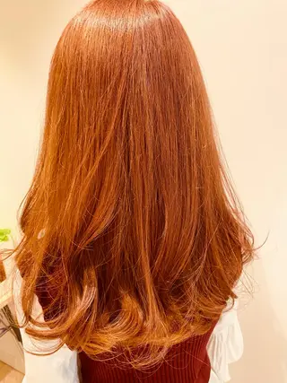 セミロング カラー 🌹艶髪カラー🌹 津田晴加【西荻窪】のヘアスタイル