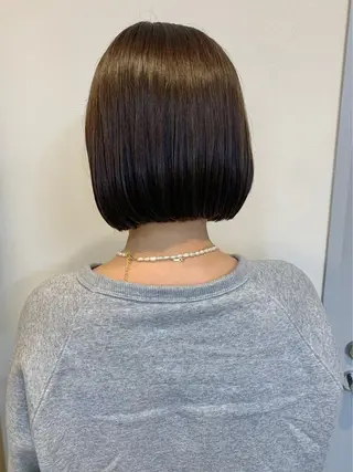 ショート シオン/艶髪カラー/ 韓国ヘアのヘアスタイル