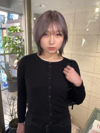 ショート givet所属・心斎橋/デザインカラ ー/海外風/ナツミのヘアスタイル