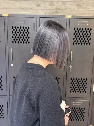 カラー 色落ち綺麗透明感カラ /ボブ/ナカツヒカルのヘアスタイル