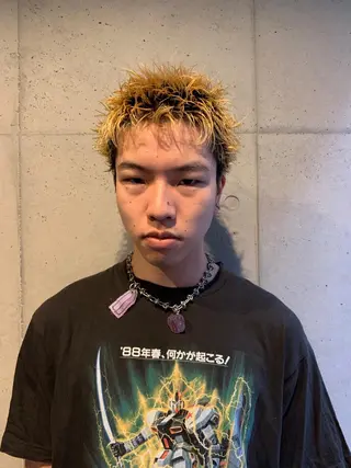 カラー メンズ 似合わせウルフ/ レイヤー/山本祐輔のヘアスタイル