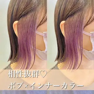 ショート カラー ef西大寺所属・Koyo  ボブ / レイヤースタイルのヘアスタイル