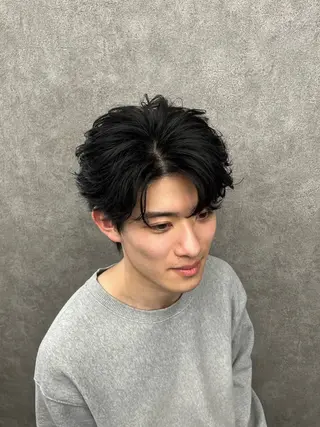 ショート ヘアアレンジ メンズ 【札幌メンズ特化】 🔥RIKU🔥のヘアスタイル
