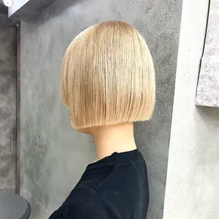 カラー 顔まわり/ボブウルフ 🤍愛唯(めい)のヘアスタイル