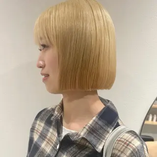 ショート カラー 🍊暖色×顔周り 🍊cocoroのヘアスタイル