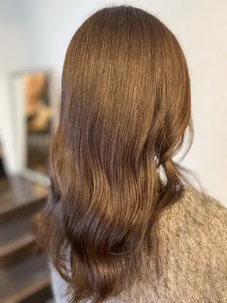 セミロング 🌷名駅／髪質改善 ヘアセット/モネ🌷のヘアスタイル