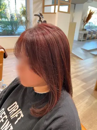 カラー bisou hair スガノ　カヤノのマツエク・マツパデザイン
