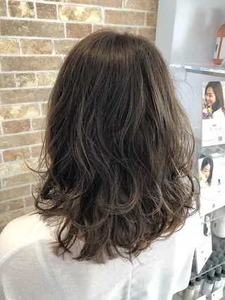 セミロング 福元 保雄のヘアスタイル