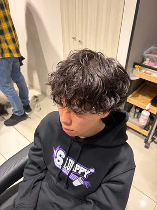 パーマ メンズ 関内/メンズパーマ/ 男性専門/菊池蒼大のヘアスタイル