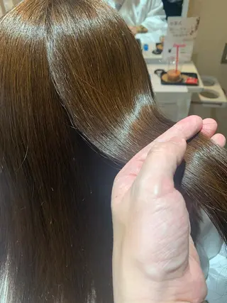 ロング 龍 門のヘアスタイル