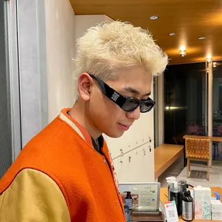 ショート カラー メンズ 🍒暖色カラー🍒 渋谷/YUUのヘアスタイル