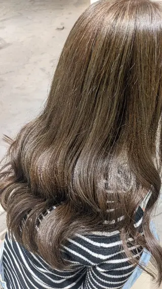 カラー 縮毛矯正💕艶カラー 金川萌萌のヘアスタイル