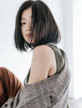 ロング カラー yoshino /ナチュラル縮毛のヘアスタイル