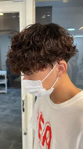 パーマ メンズ 🔥メンズ特化🔥 永瀬椋のヘアスタイル