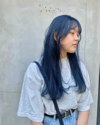 ロング sea's所属・ヒラカホ/矢場町/ ブリーチ/似合わせのヘアスタイル