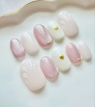 ネイル H3 Nail Tsuki🦋💙のネイルデザイン