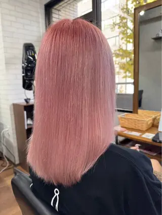 セミロング カラー vis lien　川口店所属・土屋 咲希のヘアスタイル