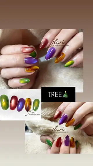 ネイル フルリール 【プライベートサロンのネイルデザイン