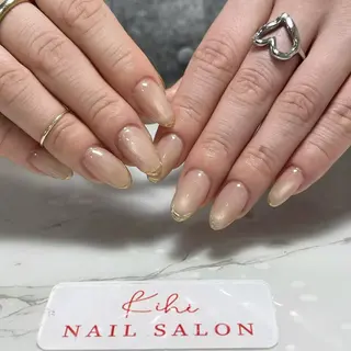 ネイル ユリ🎀長さだし/ パラジェル/持ち込みのネイルデザイン