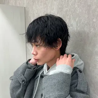 ショート パーマ メンズ 【メンズ特化美容師】 Toma🎯のヘアスタイル