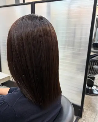 パーマ 縮毛矯正/ 豊島怜のヘアスタイル